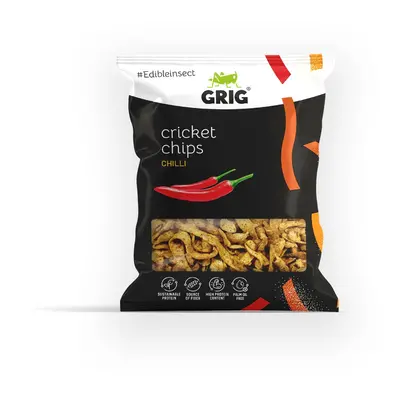 Grig Cvrččí chipsy, 70 g příchuť: Chilli