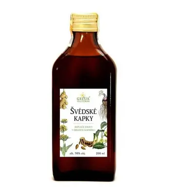 GREŠÍK Švédské kapky, 200 ml