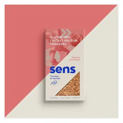 Sens GLUTEN-FREE CRICKET PROTEIN CRACKERS | Rajčata & Bazalka