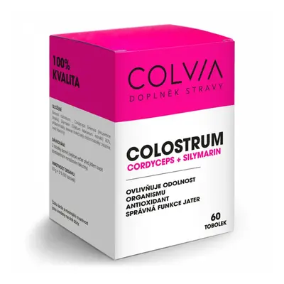 COLVIA Colostrum + Cordyceps + Silymarin, 60 ks