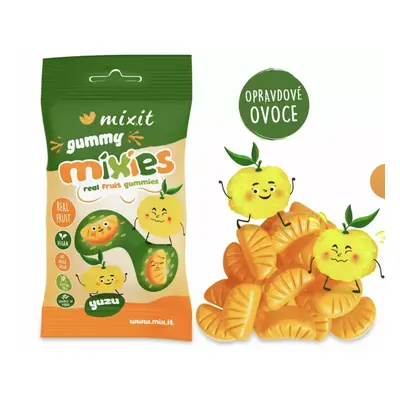 Mixit Ovocné Mixies - Yuzu - přírodní želé bonbóny, 35 g