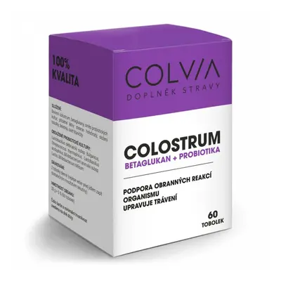 COLVIA Colostrum + Betaglukany + Probiotika , 60 ks