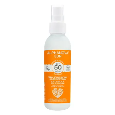 Alphanova Opalovací krém ve spreji rodinný SPF 50 125g