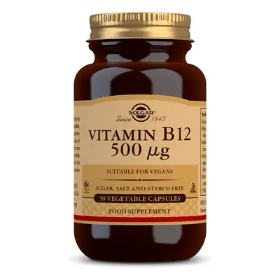 Solgar Vitamín B12 500 mg, 50 kapslí