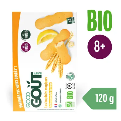 Good Gout BIO Piškoty s esenciálním citronovým olejem (120 g)