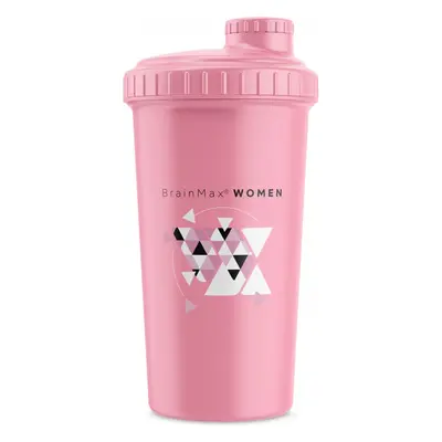 BrainMax Women plastový shaker (šejkr), růžový, 700 ml