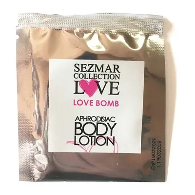 Hristina Přírodní tělové mléko s afrodiziaky love bomb, 5 ml