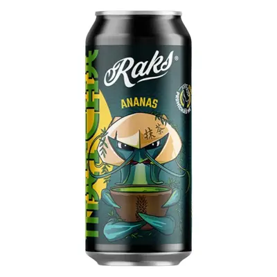 Raks exotická Matcha Ananas, 500 ml