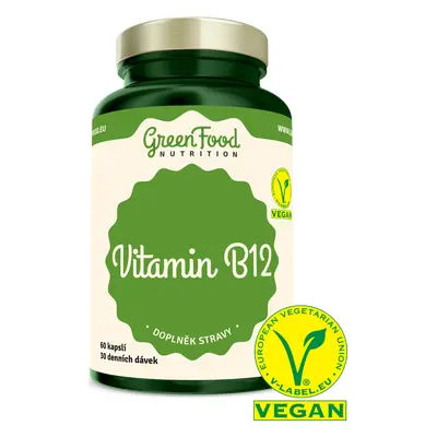 GreenFood Nutrition Vitamin B12 60 kapslí