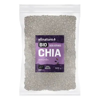 Allnature Chia semínka BIO, 500 g