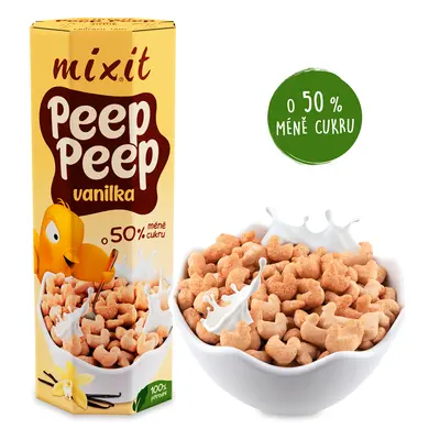 Mixit Cereálie Peep Peep Vanilka, 280 g