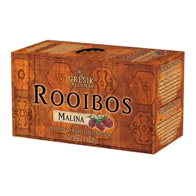 Valdemar Grešík - Natura s.r.o. Rooibos Malina 20 n.s. přebal GREŠÍK