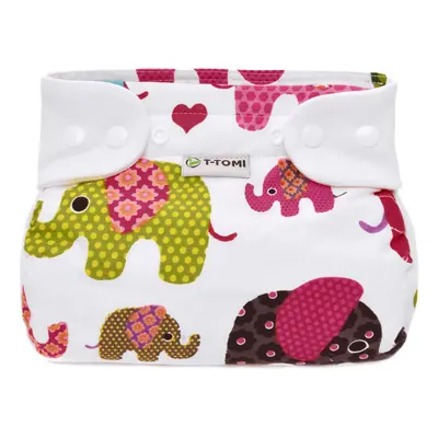 T-TOMI Ortopedické abdukční kalhotky - patentky, pink elephants (3-6kg)