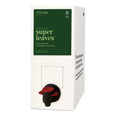 ATTITUDE Super leaves Essentials Přírodní mýdlo na ruce Bergamot & Ylang Ylang, náhradní náplň 2