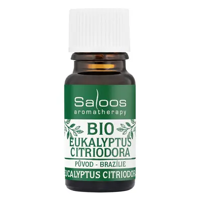 Bio Eukalyptus citriodora 5 ml | Bio esenciální oleje Saloos Objem: 10 ml