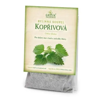 Valdemar Grešík - Natura s.r.o. Kopřivová koupel 15 g GREŠÍK, Bylinná koupel