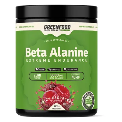 GreenFood Nutrition Performance Beta Alanin 420g Příchutě: Mandarinka