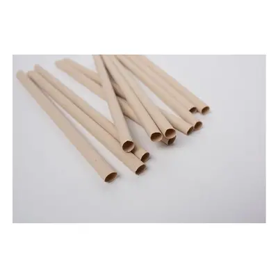 Přírodní bambusové brčko EURO STRAWS Shakey 8x230mm, 160ks, jednotlivě balená