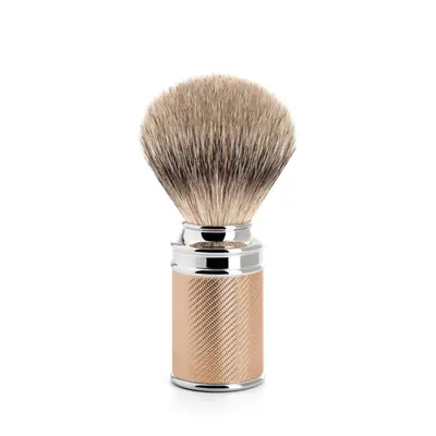 Mühle Štětka na holení z jezevčích štětin- silvertip badger, rosegold