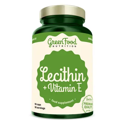 GreenFood Nutrition Lecithin + Vitamin E 90 kapslí