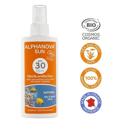 Alphanova Opalovací krém ve spreji SPF 30, 125 g BIO