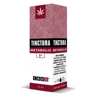 CBDex Tinctura METABOLIS 3%, 10ml