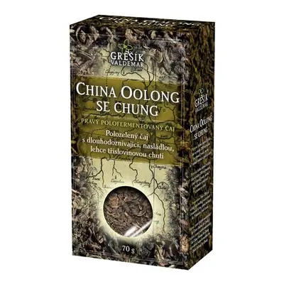 Valdemar Grešík - Natura s.r.o. China Oolong poloz.č. 70 g krab. GREŠÍK Čaje 4 světadílů