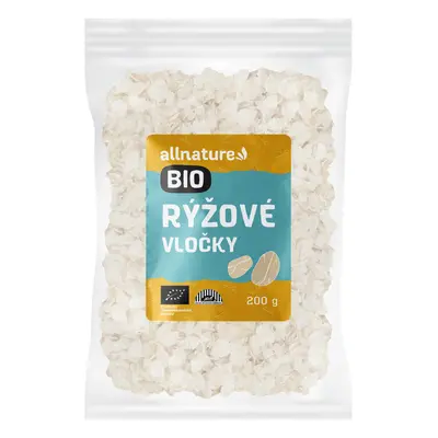 Allnature Rýžové vločky BIO, 200 g