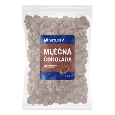 Allnature Mléčná čokoláda pecičky, 1000 g