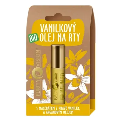 PURITY VISION Bio Vanilkový olej na rty 10 ml