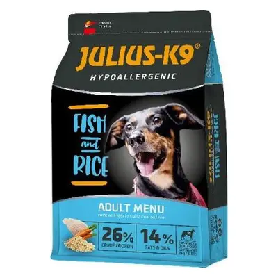 JULIUS K-9 HighPremium ADULT Hypoallergenic FISH&Rice 3kg