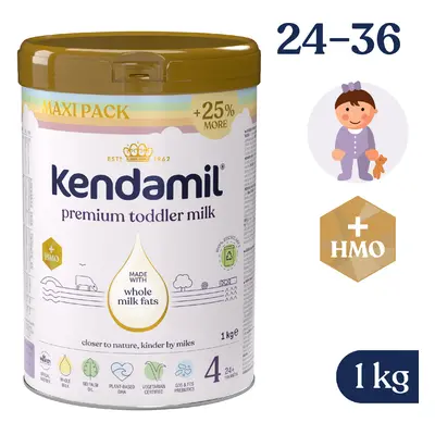 Kendamil Premium 4 HMO+ (1 kg), duhové XXL balení