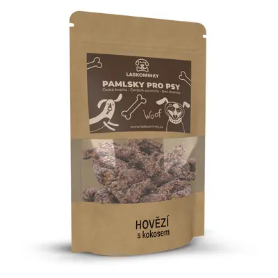 Laskominky Pamlsky hovězí s kokosem Hmotnost: 200 g