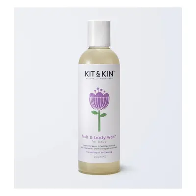 Kit&Kin Vlasový a tělový šampón pro miminka, 250ml