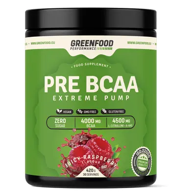 GreenFood Nutrition Performance Pre-BCAA 420g Příchutě: Mandarinka