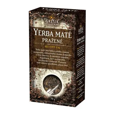 Valdemar Grešík - Natura s.r.o. Yerba maté pražené 70 g krab. GREŠÍK Čaje 4 světadílů