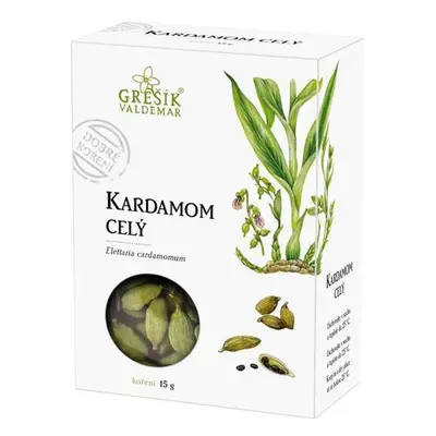 Valdemar Grešík - Natura s.r.o. Kardamom celý 15 g GREŠÍK Dobré koření