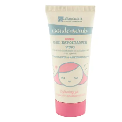 laSaponaria Peelingový gel na obličej WonderScrub BIO, 100 ml