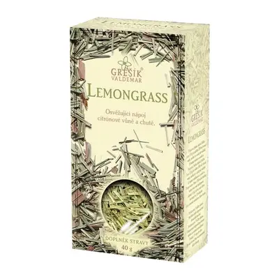 Valdemar Grešík - Natura s.r.o. Lemongrass 40 g krab. GREŠÍK Čaje 4 světadílů - Z (citronellová 