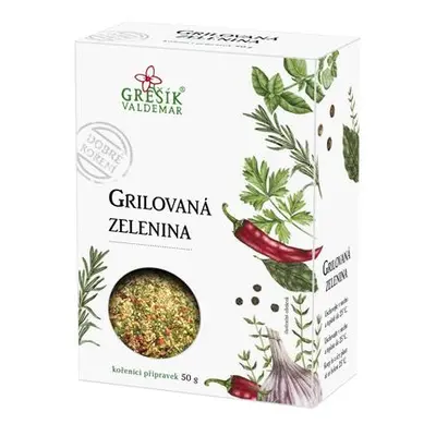 Valdemar Grešík - Natura s.r.o. Grilovaná zelenina 50 g GREŠÍK Dobré koření