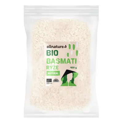 Allnature Basmati rýže natural BIO, 400 g