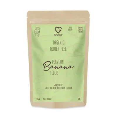 GOODIE Banánová plantejnová mouka BIO - Organic Banana plantain flour 400 g