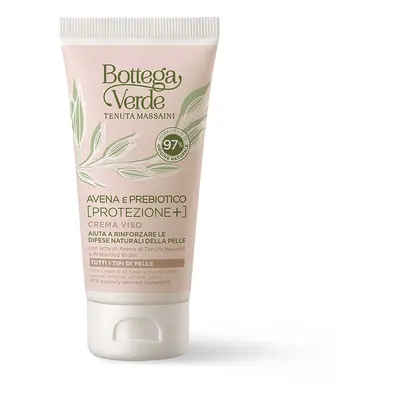 Bottega Verde Krém na obličej Oves a prebiotika [OCHRANA+], 50ml