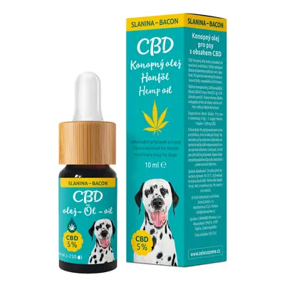 Zelená Země CBD kapky pro psy 5% slaninové, 10ml