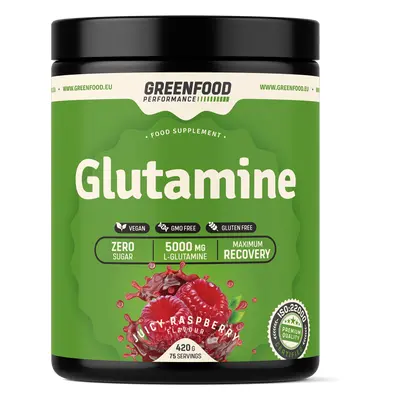 GreenFood Nutrition Performance Glutamine 420g příchuť: Mandarinka