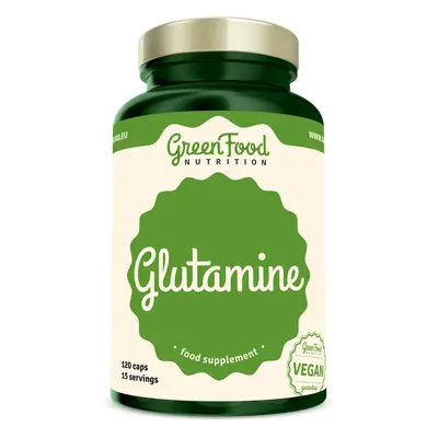 GreenFood Nutrition Glutamin 120 kapslí