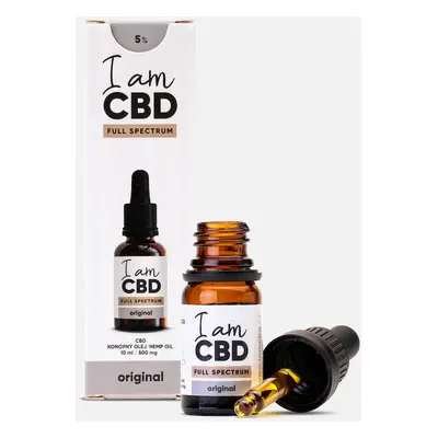 I am CBD Full Spectrum CBD konopný olej 5% 10 ml original