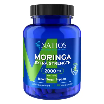 Natios Moringa Extract 2000 mg, 90 kapslí