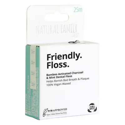 The NATURAL FAMILY co. NFco. zubní nit niť Friendly Floss 25 m