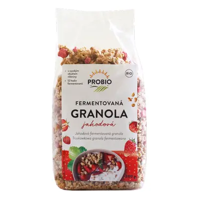 Probio Granola fermentovaná jahodová, 300g